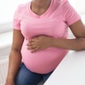 Pregnant woman visiting a dr