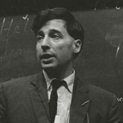 Bob Edwards giving a talk at a Berlin symposium