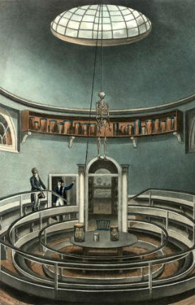 Interior of the Theatre of Anatomy, Cambridge, from The History of Cambridge, engraved by Joseph Constantine Stadler